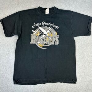 90s Anson Funderburgh & the Rockets T-Shirt Black XL Fruit of the Loom Lofteez